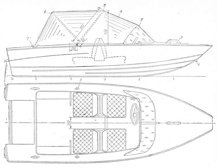 Новая лодка - хардтоп-полурубка «Салют-585 HT»